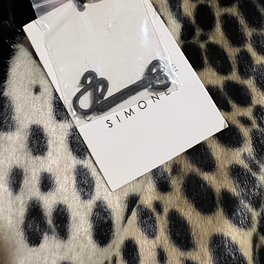Charlotte Simone - Shirley Coat - Leopard Print - XL - NWT - Picture 7 of 15